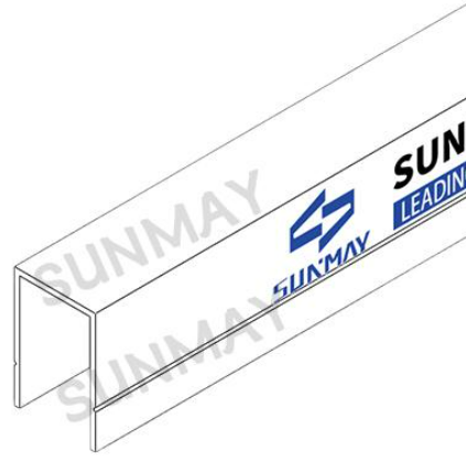 Durable aluminum extrusion for doors
