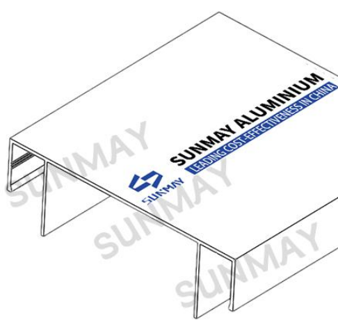 Custom aluminum door frame