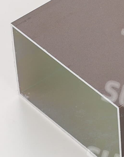 satin anodized aluminum profile