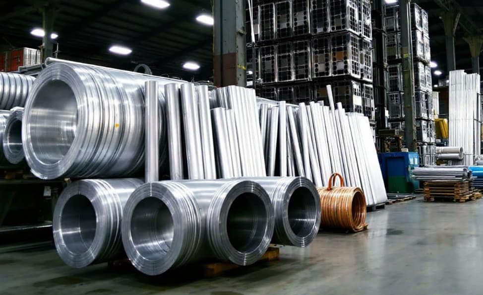 large thin walled aluminum tube