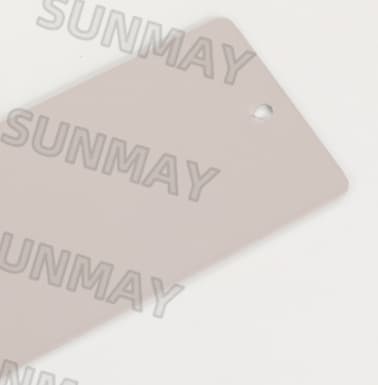 creamy gray aluminum finish