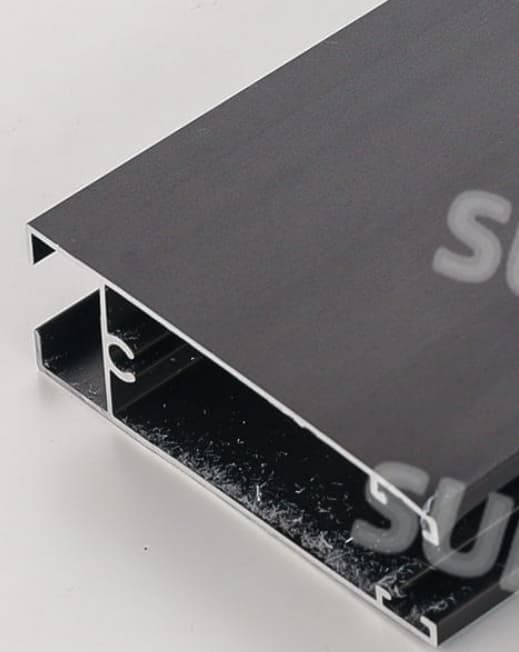 black anodized aluminum