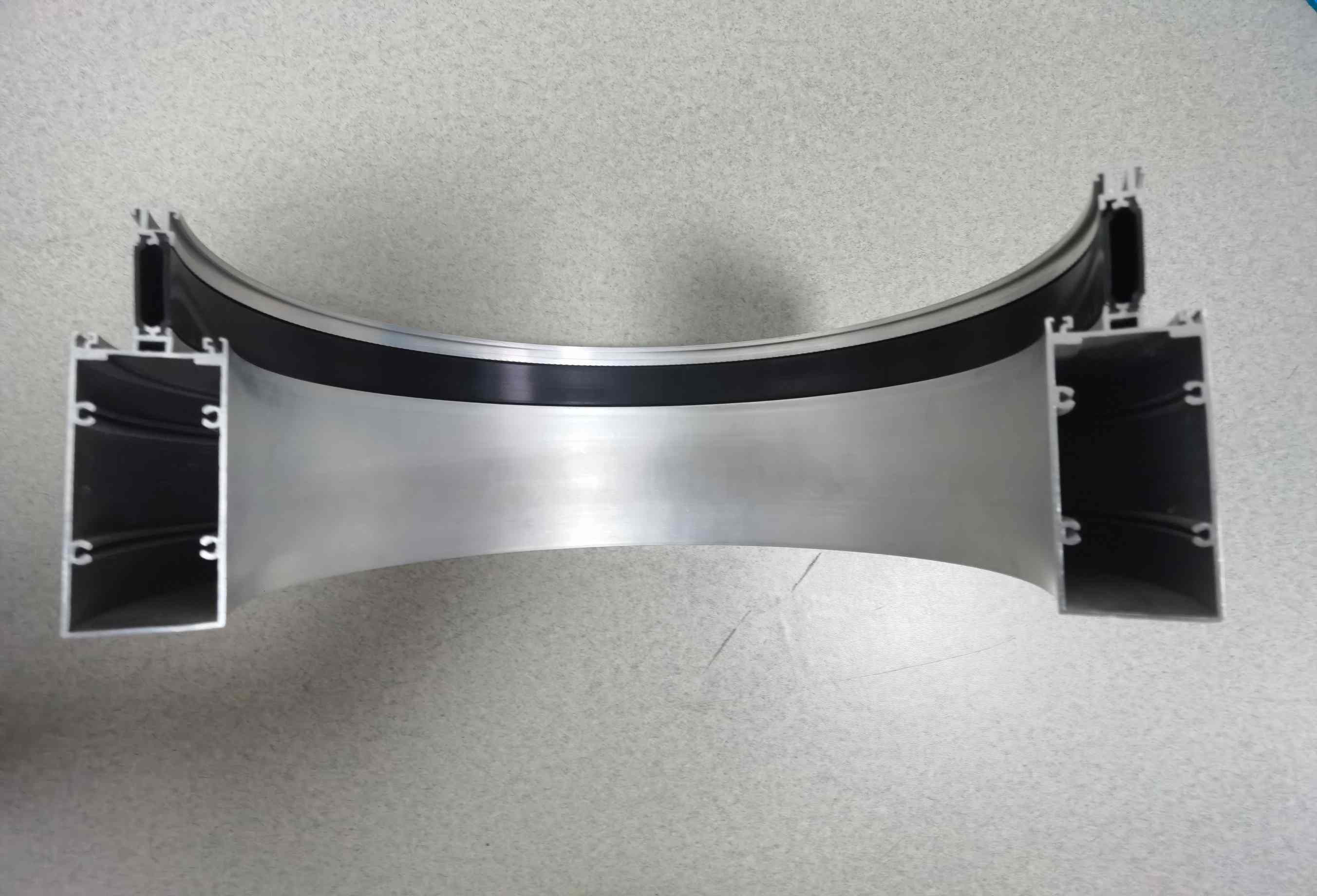 curved aluminum profile